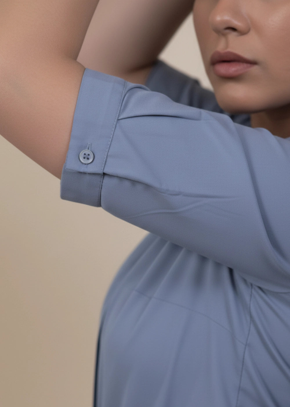 Grey Mist Linen-Cotton Shirt | Karee Sustainable Fashion