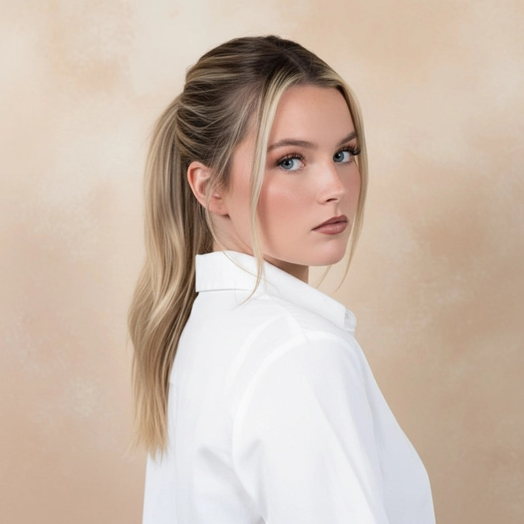 Pure Elegance White Linen-Cotton Shirt | Karee Sustainable Fashion Women Karee