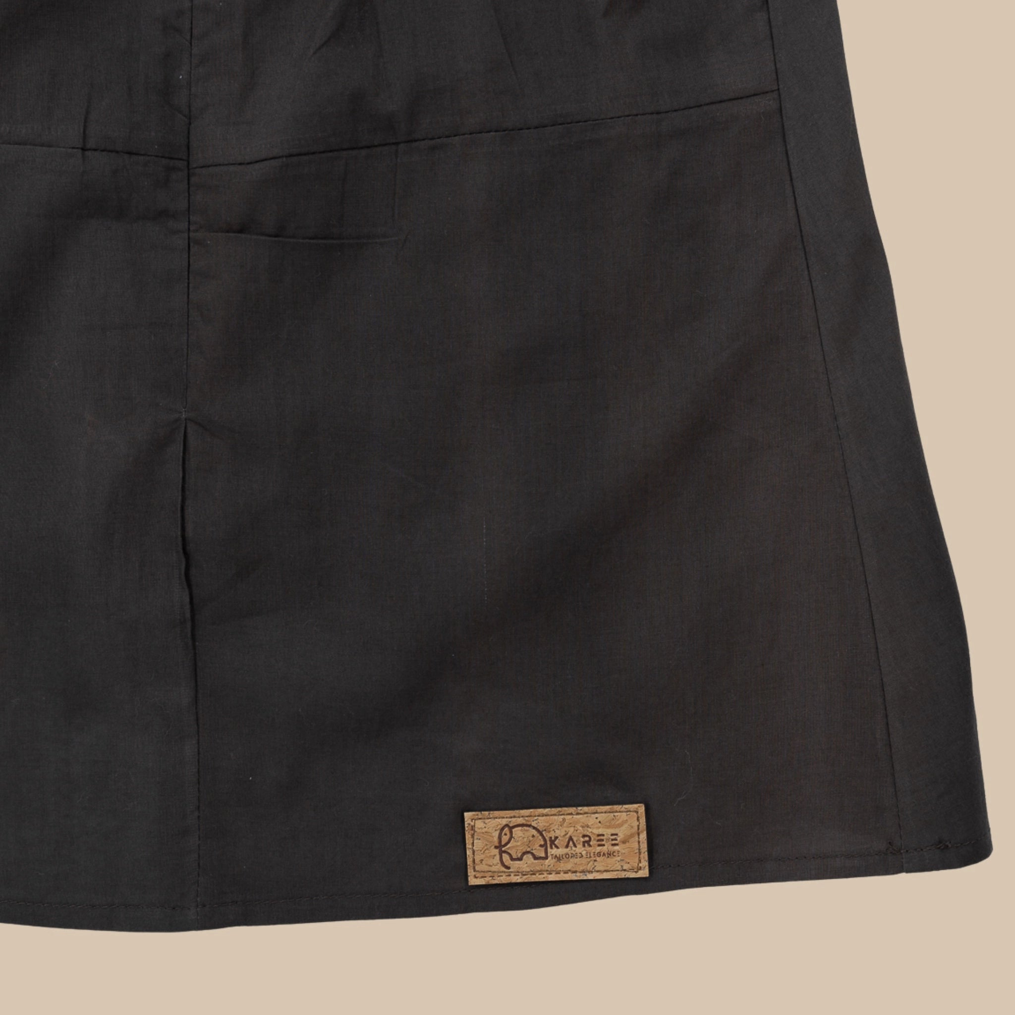 Plum Kitten Cotton Bib Neck Top for Girls | Karee Sustainable Kidswear Kids Karee