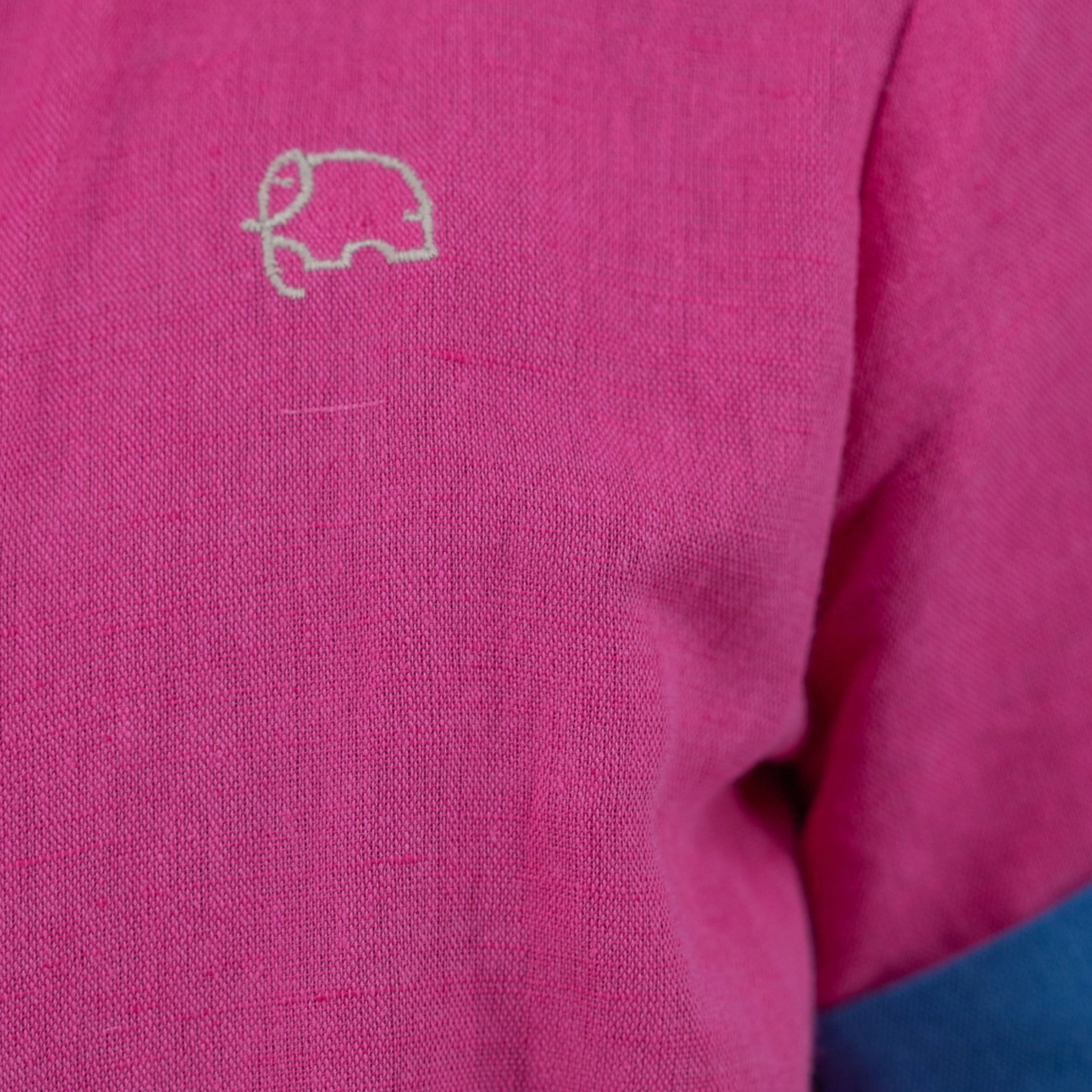 Fuchsia Purple Linen Dress for Girls | Karee Sustainable Kidswear Kids Karee