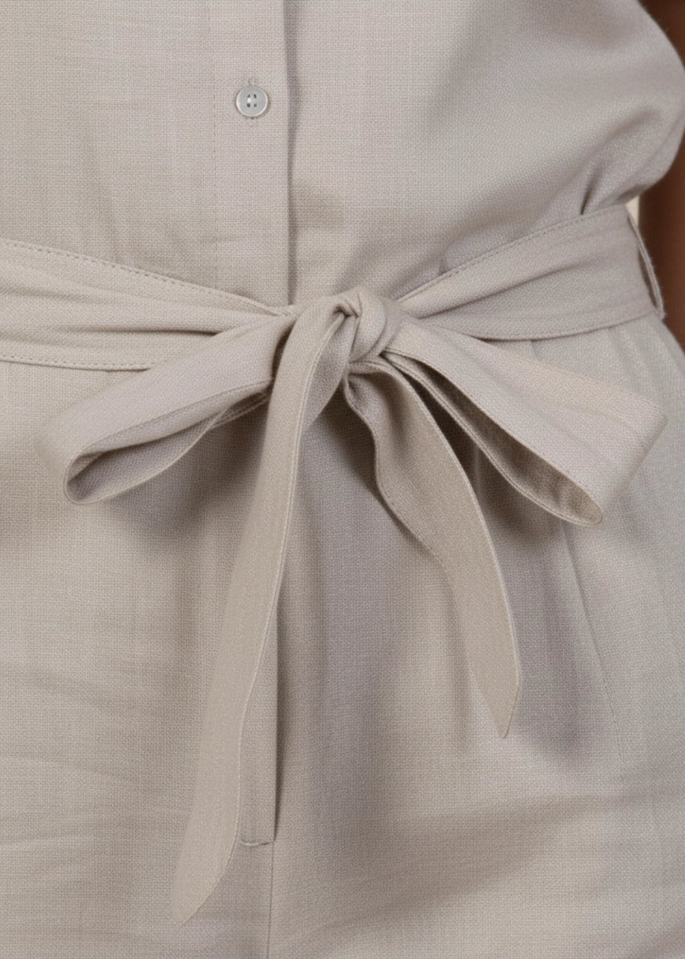 Merino Elegance Viscose Linen Jumpsuit