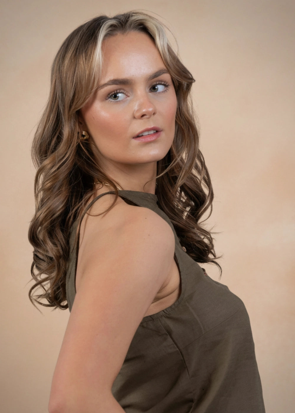 Forest Fern Halter Cami Top