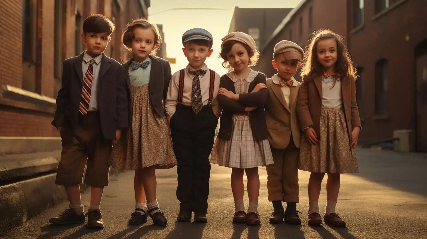 The Evolution of Fashion: A Century of Children’s Clothing Trends - Karee-Designs