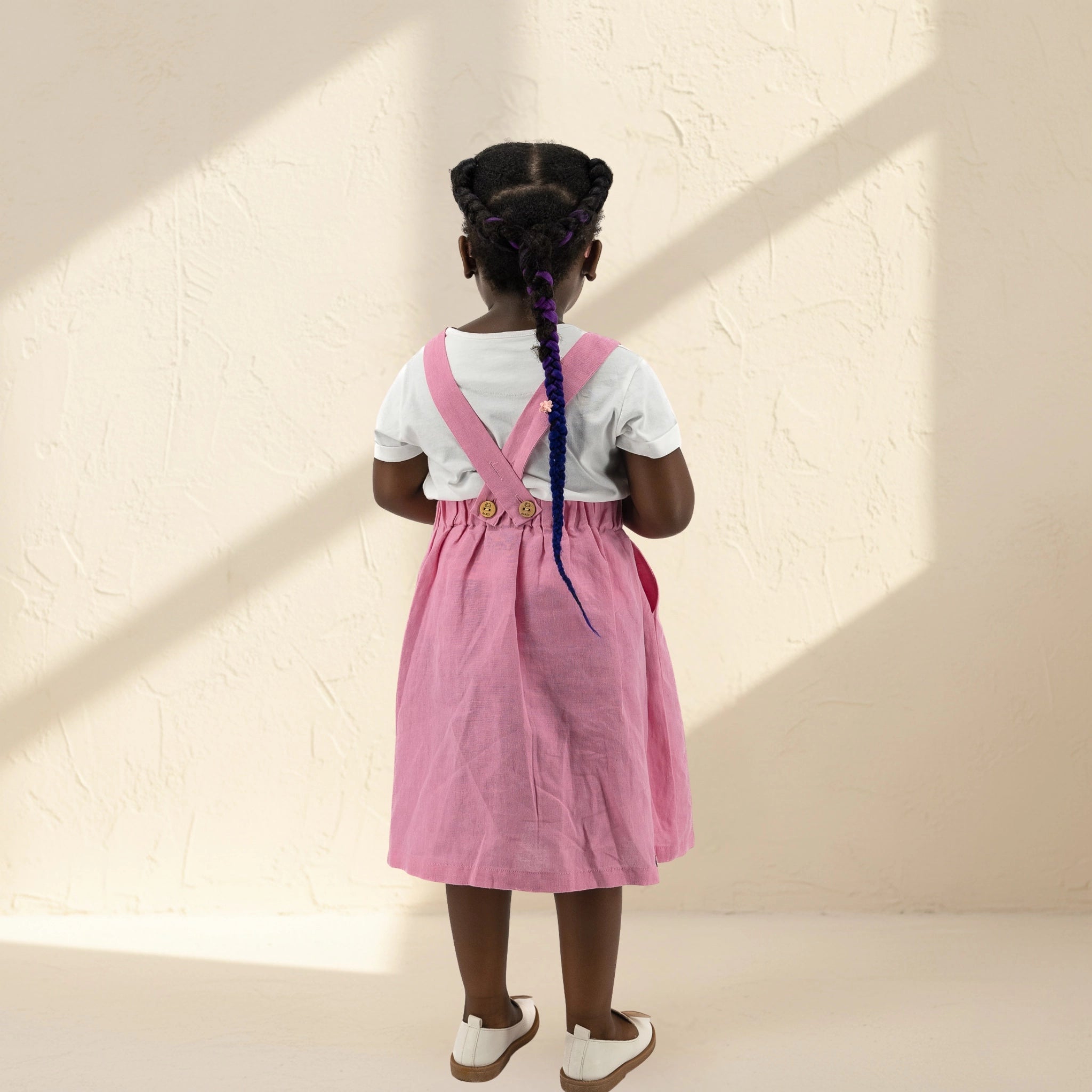 white christmas dresses YK Girls Cotton Pinafore Dress – Myntra International main image 0