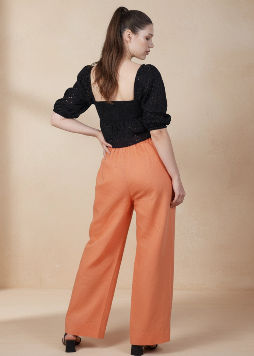 Black Lace Enchantment Blouse