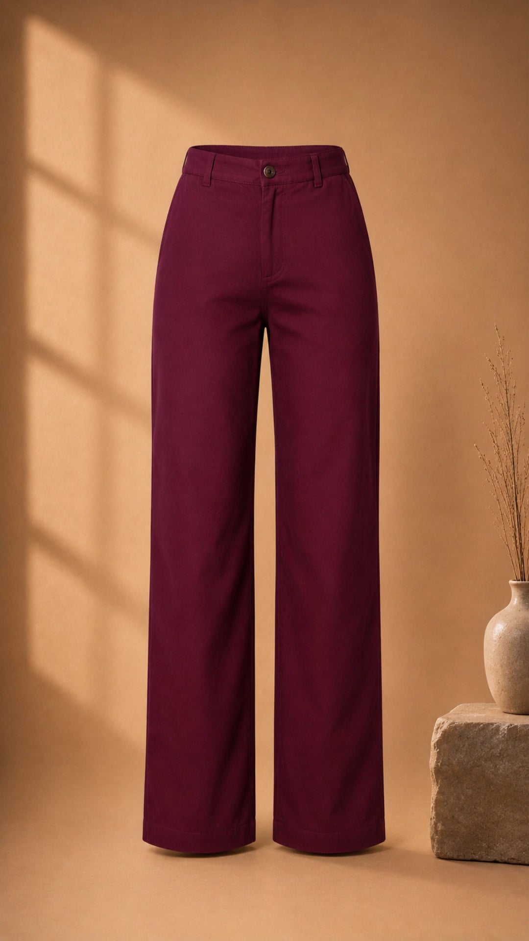 Black Rose Print Linen Trousers for Women India — Wide Leg | Karee Women Karee