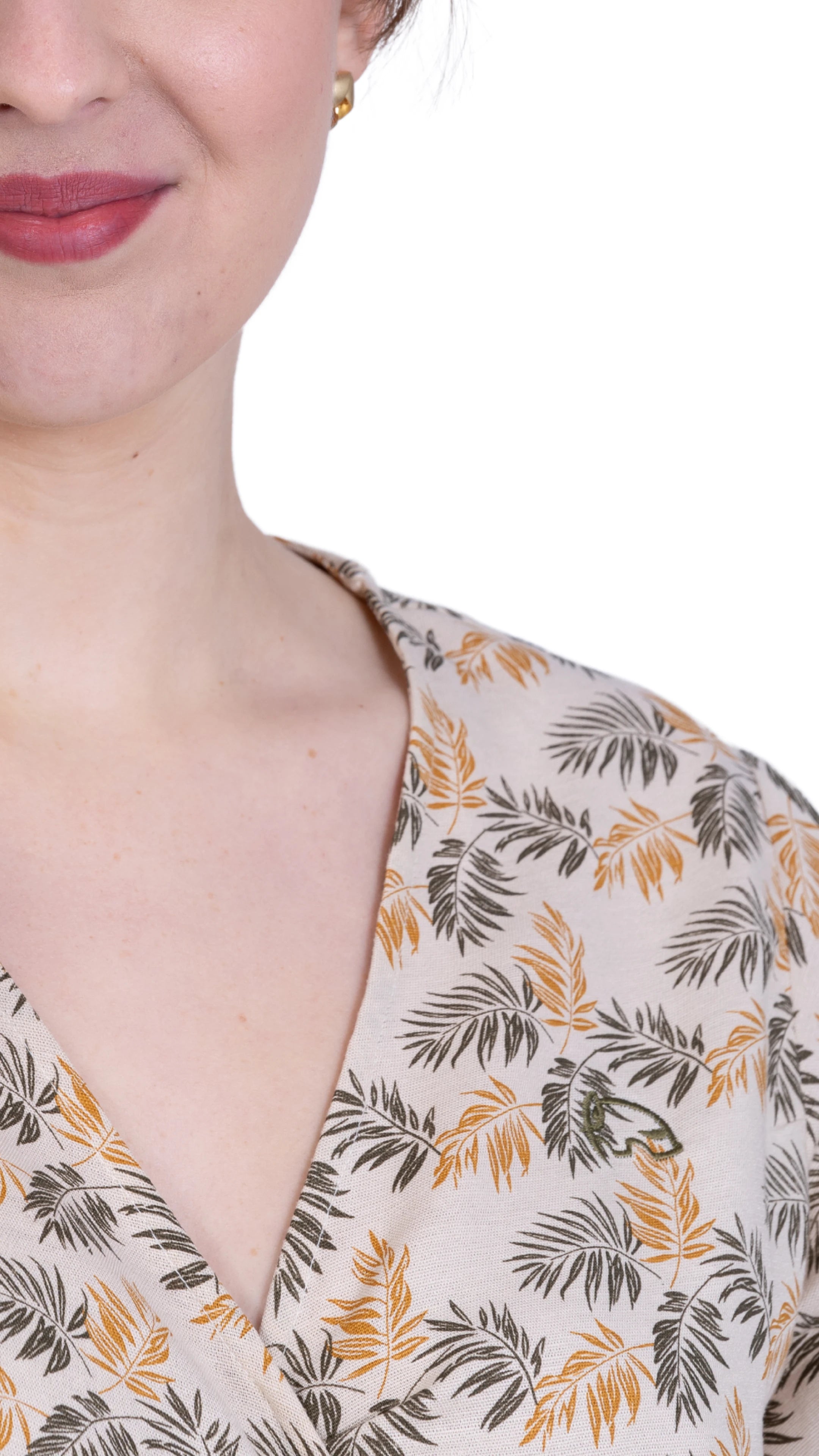 Biscuit Bliss Eco-Friendly Wrap Top | Sustainable Women's Tops