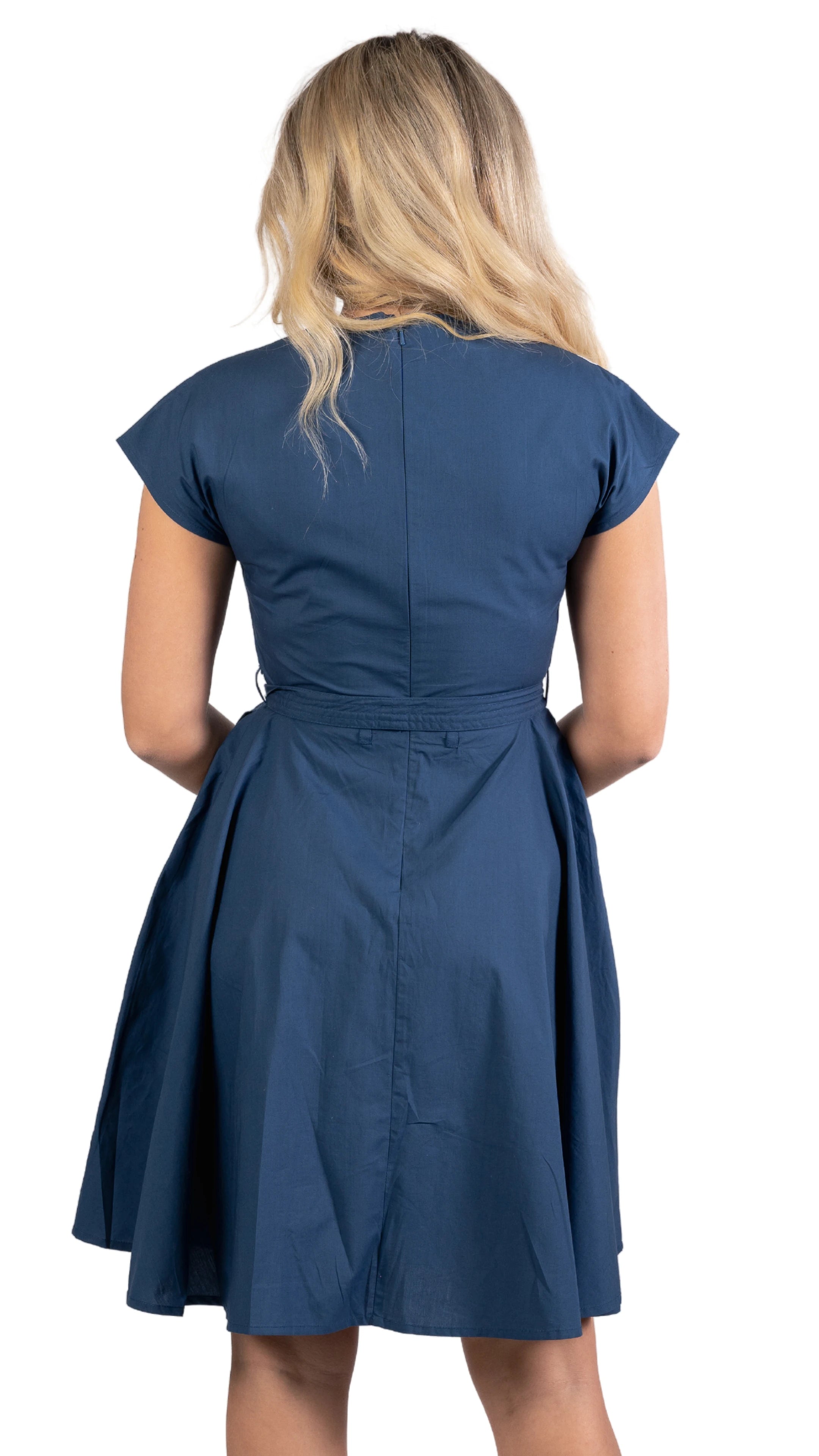 Denim & White Oasis Midi Dress | Sustainable Women's Fashion