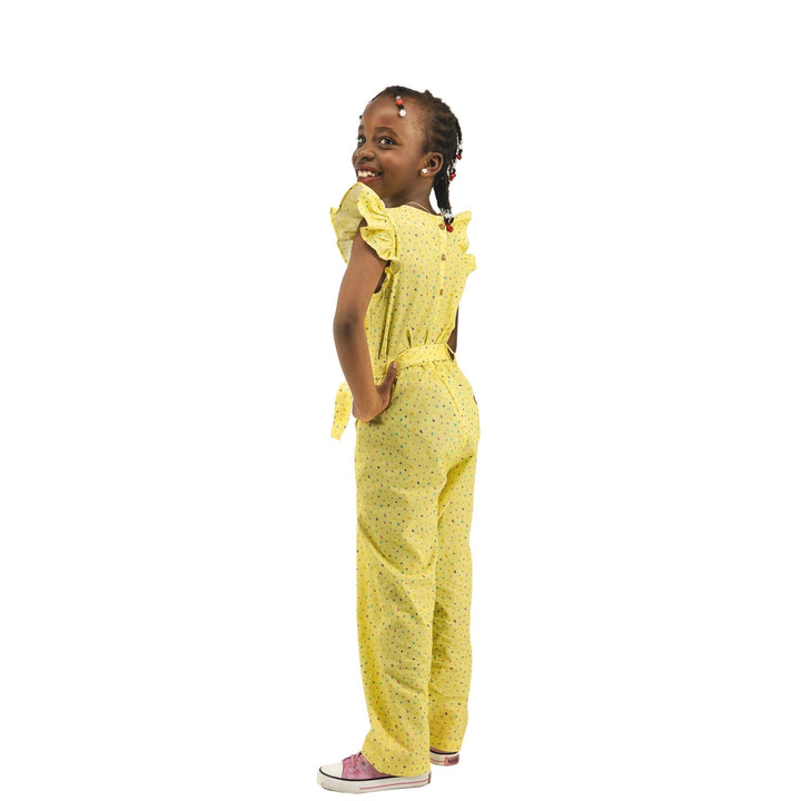 Stylish Lemon Meringue Jumpsuit for Children - JumpsuitsKaree