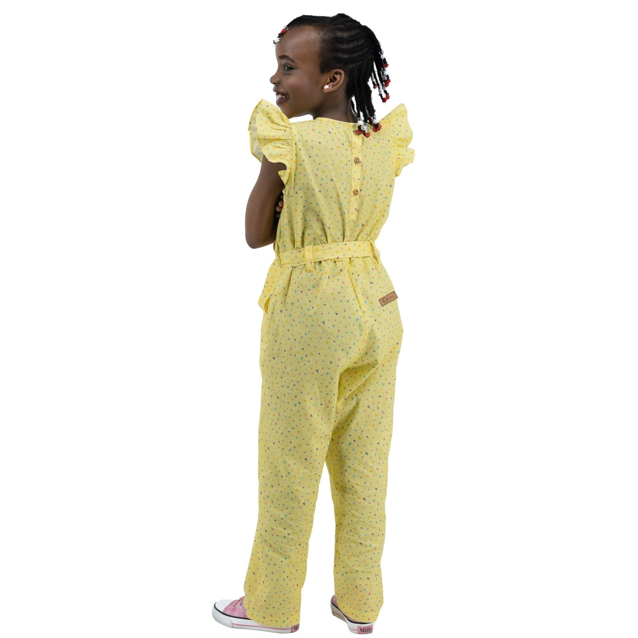 Stylish Lemon Meringue Jumpsuit for Children - JumpsuitsKaree